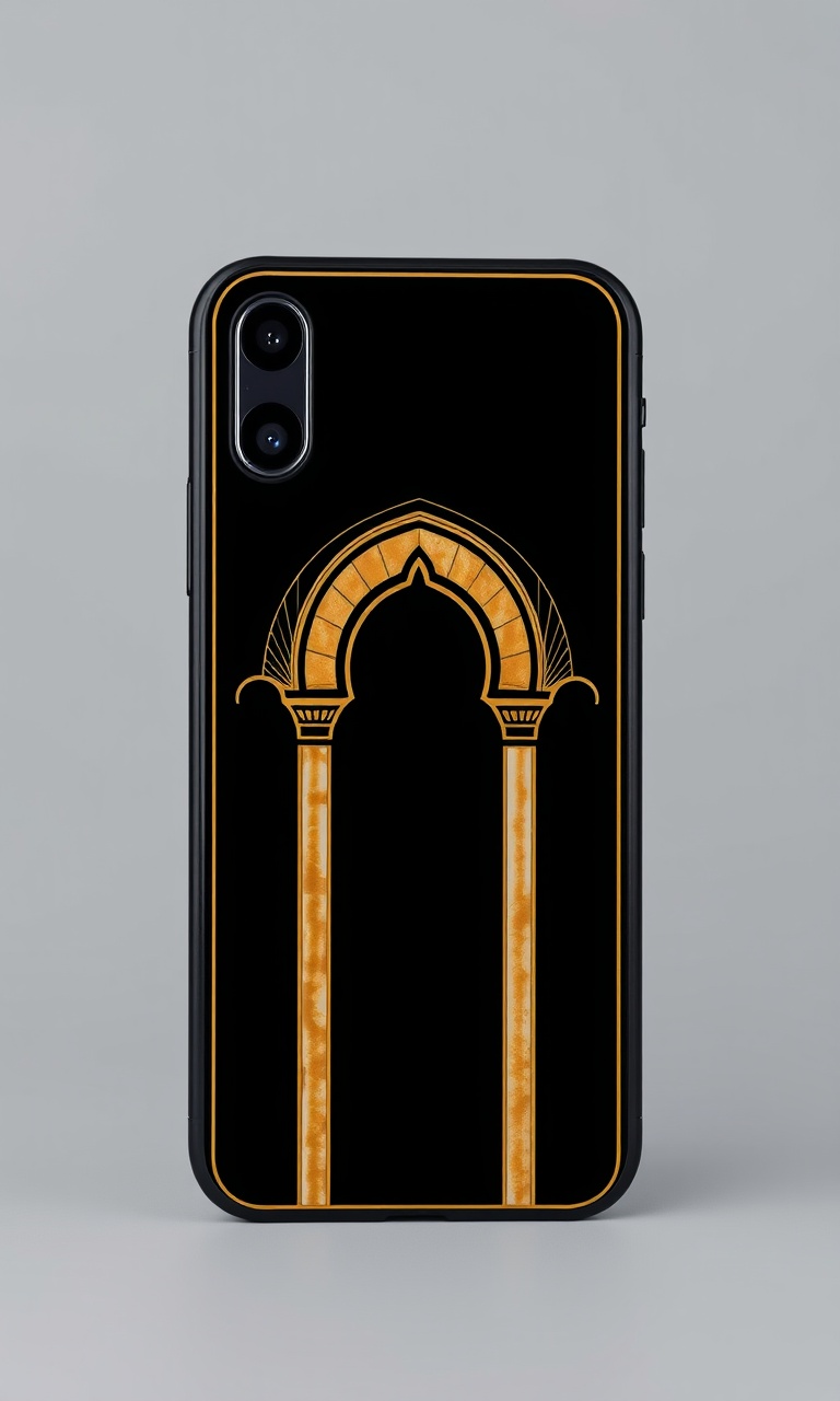 Brass Arches · Inlay — After Dark Deco tough phone case