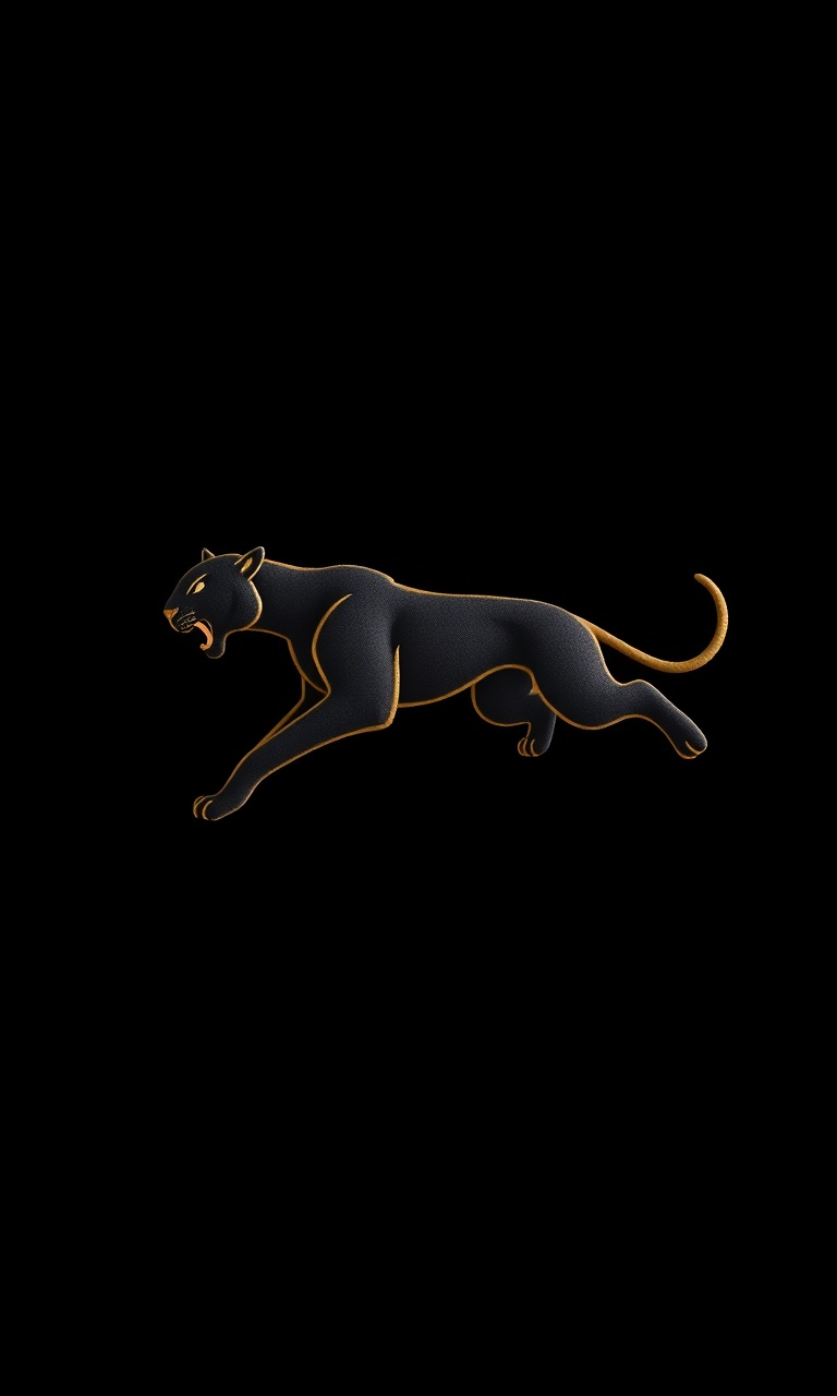 Deco Panther · Emboss — After Dark Deco tough phone case