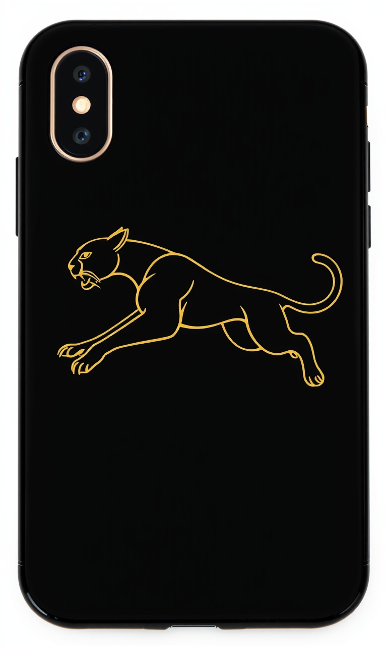 Deco Panther · Inlay — After Dark Deco tough phone case