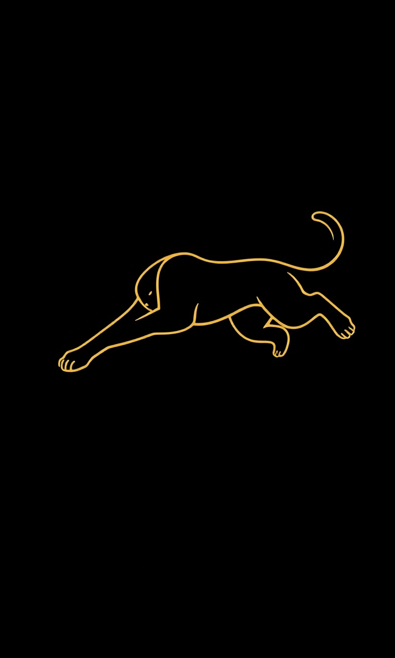 Deco Panther · Poster — After Dark Deco tough phone case