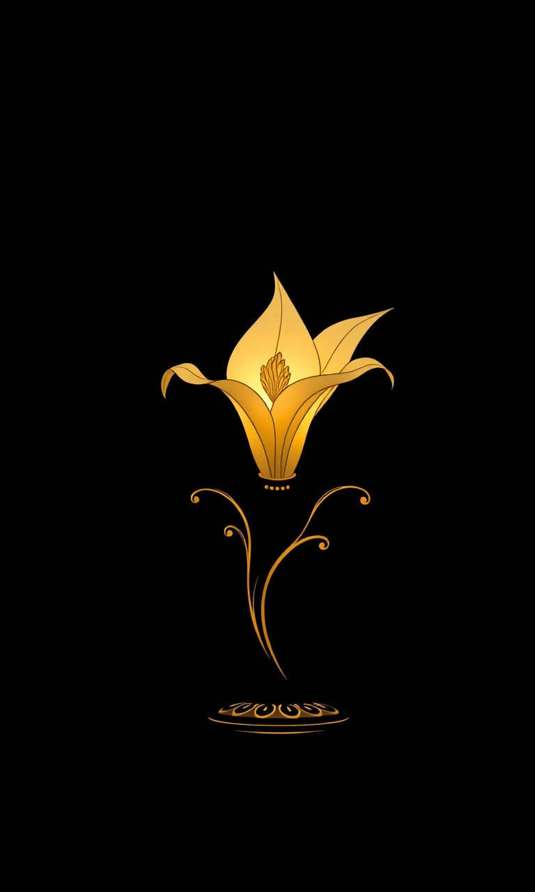 Lily Lamp · Inlay — After Dark Deco tough phone case