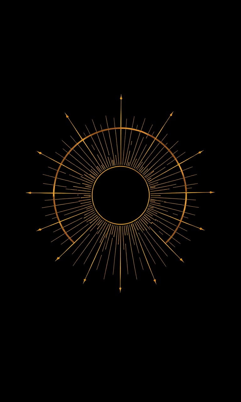 Radial Eclipse · Poster — After Dark Deco tough phone case
