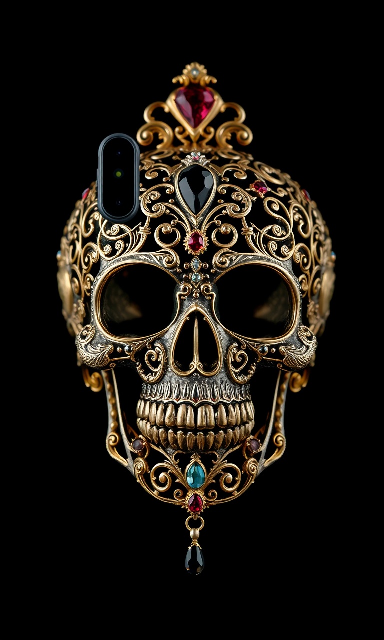 Filigree Skull · Reliquary — Bone Orchard tough phone case