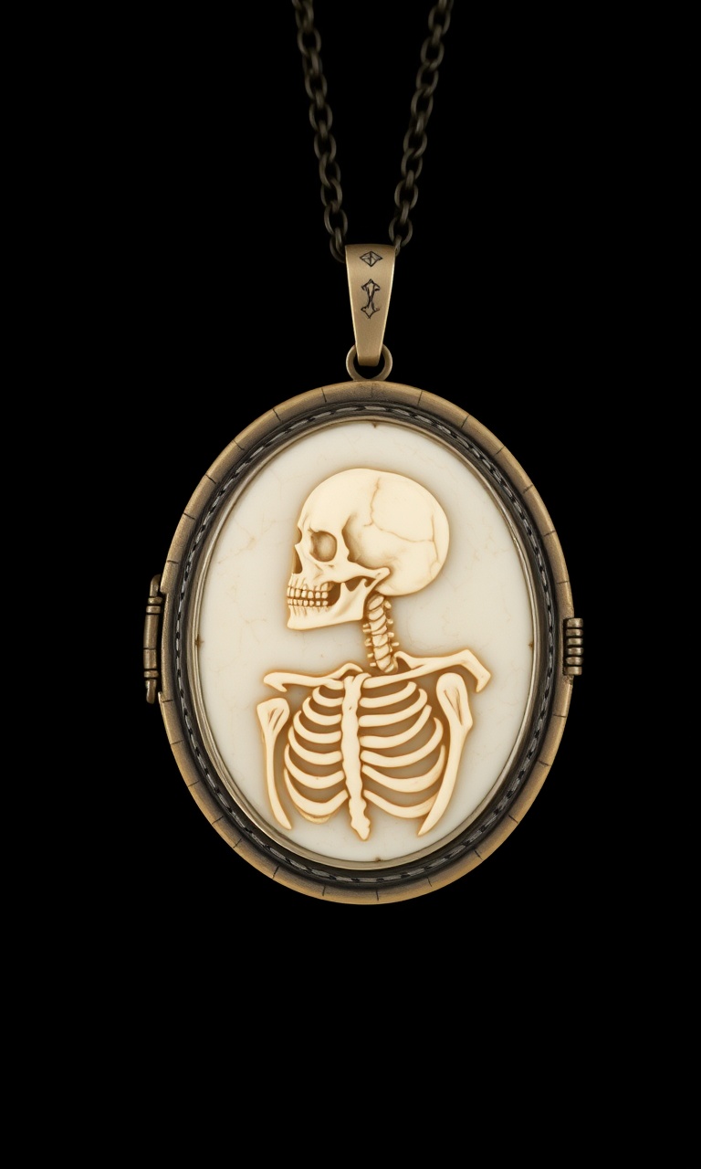 Memento Locket · Scrimshaw — Bone Orchard tough phone case