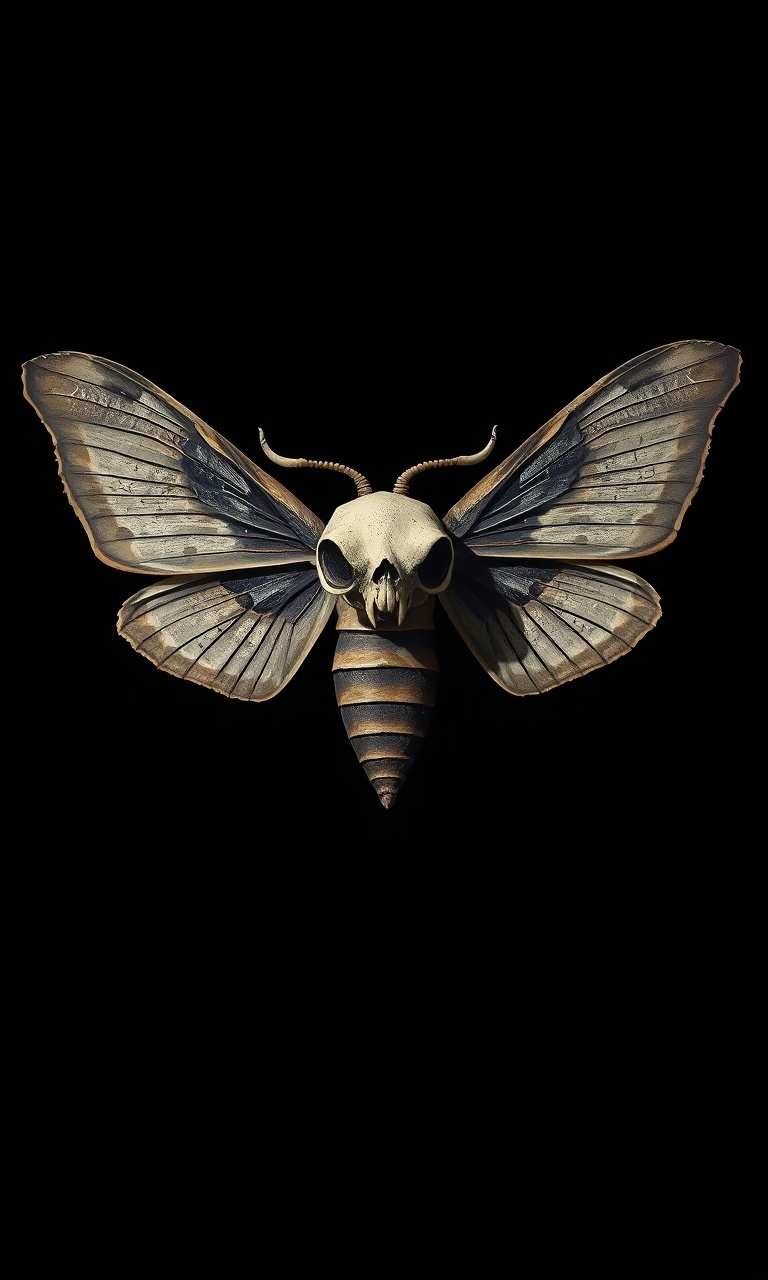 Moth Emblem · Still Life — Bone Orchard tough phone case