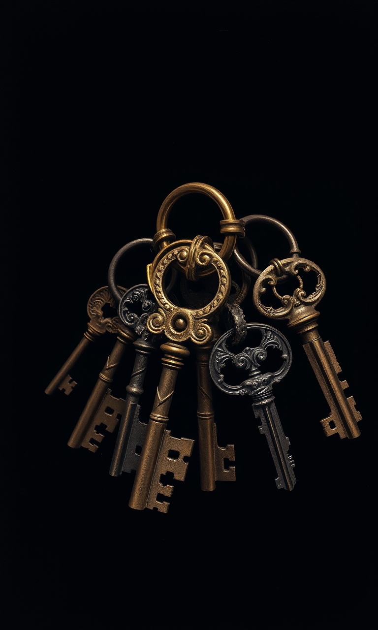 Keeper of Keys · Oil Study — Dark Academia tough phone case