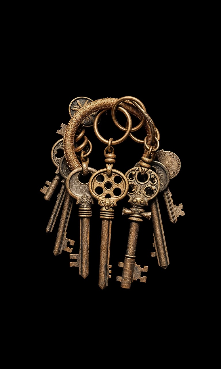 Keeper of Keys · Sepia Plate — Dark Academia tough phone case