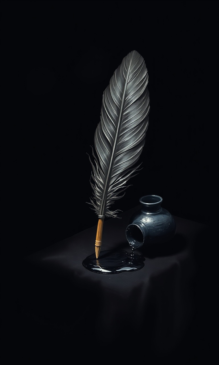 Quill & Ink · Oil Study — Dark Academia tough phone case