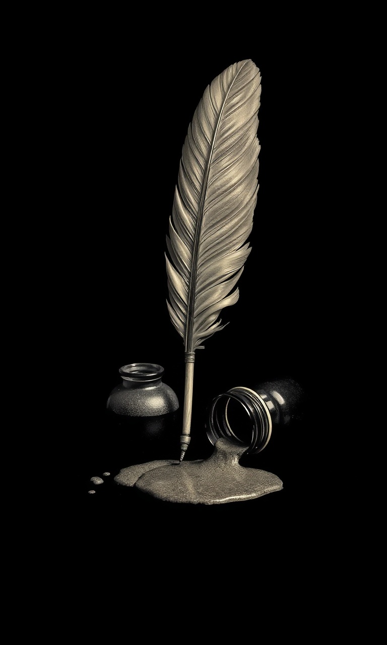 Quill & Ink · Sepia Plate — Dark Academia tough phone case