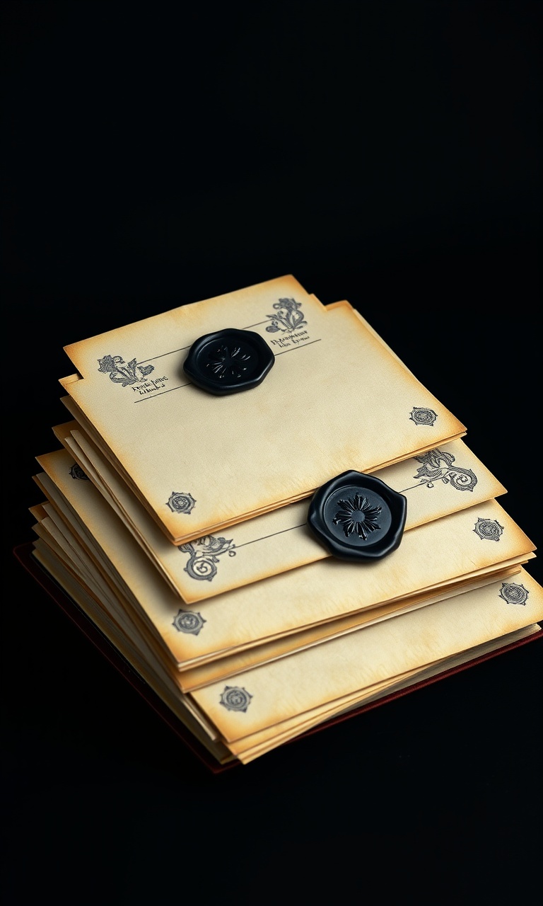 Sealed Letters · Frontispiece — Dark Academia tough phone case