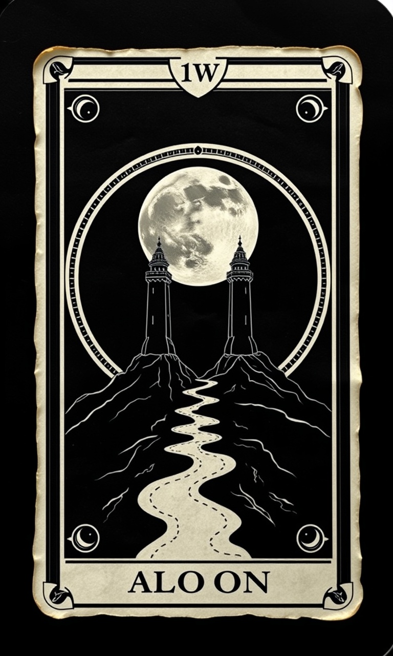 The Moon · Grimoire — Gilded Occult tough phone case
