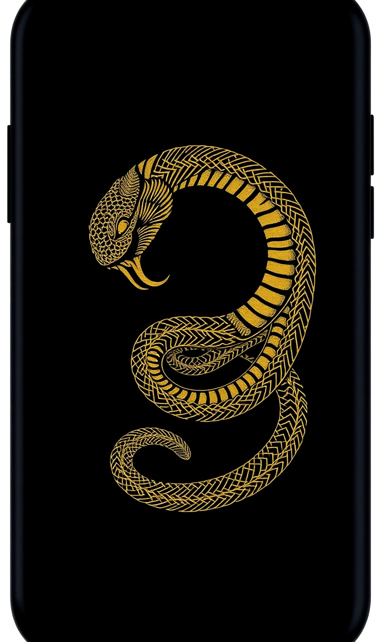Ouroboros · Gold Foil — Gilded Occult tough phone case