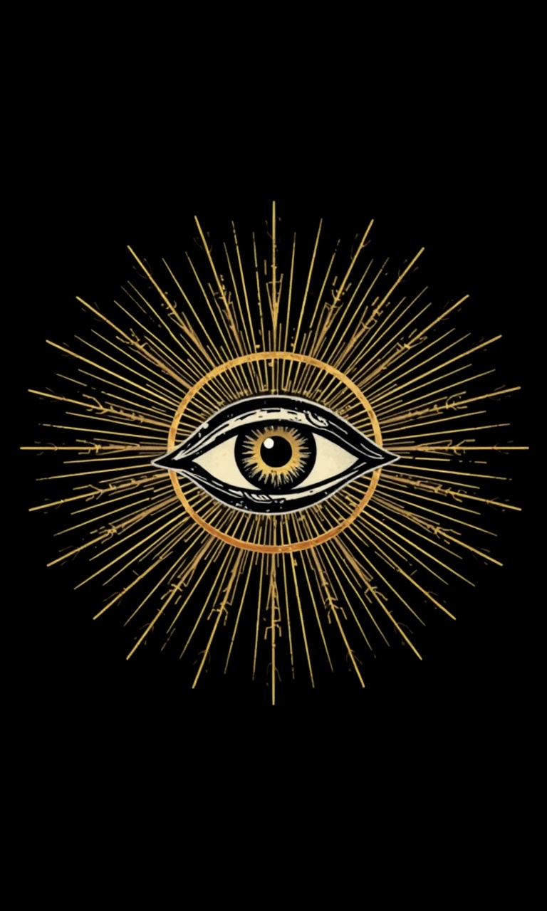 The Eye · Grimoire — Gilded Occult tough phone case