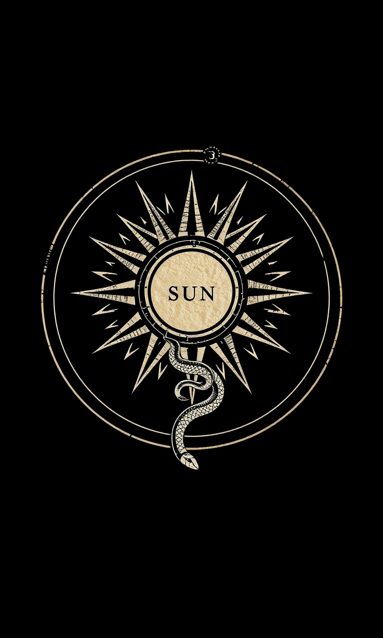 Sol Serpent · Grimoire — Gilded Occult tough phone case