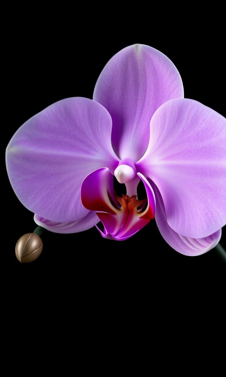 Chrome Orchid · Hyperreal — Liquid Metal tough phone case
