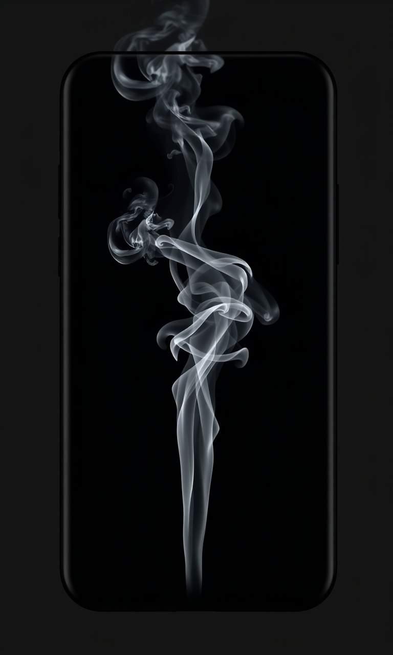 Metal Smoke · Duotone — Liquid Metal tough phone case