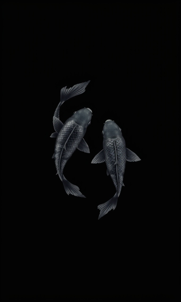 Black Koi · Silk — Midnight Chinoiserie tough phone case