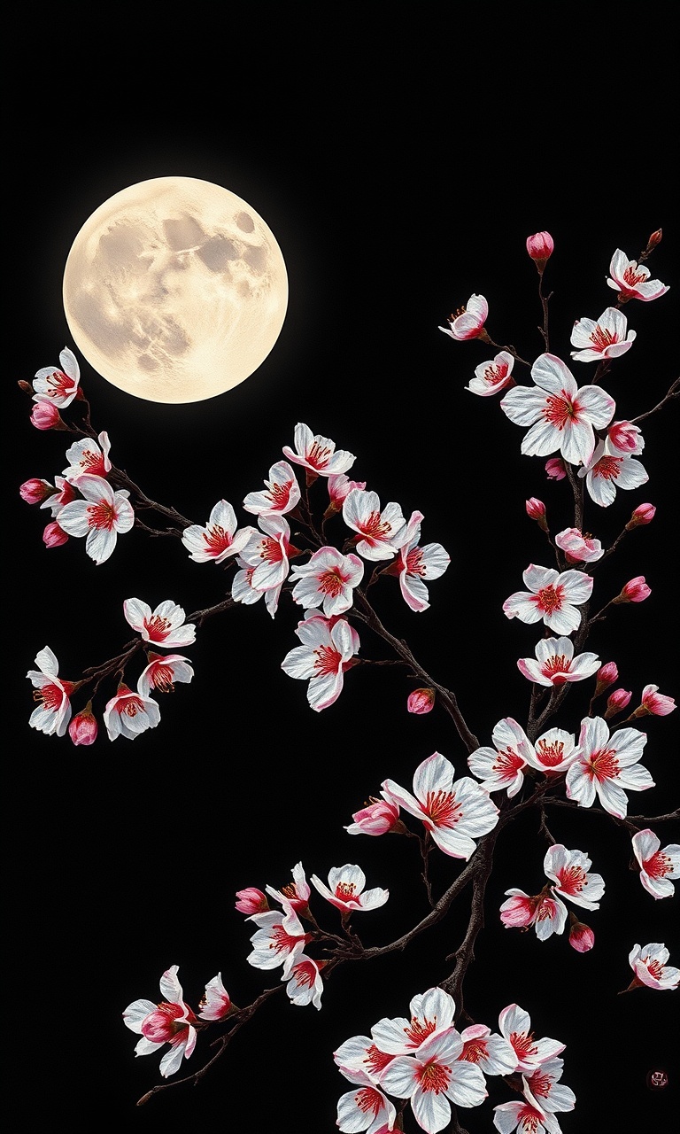 Night Plum · Silk — Midnight Chinoiserie tough phone case