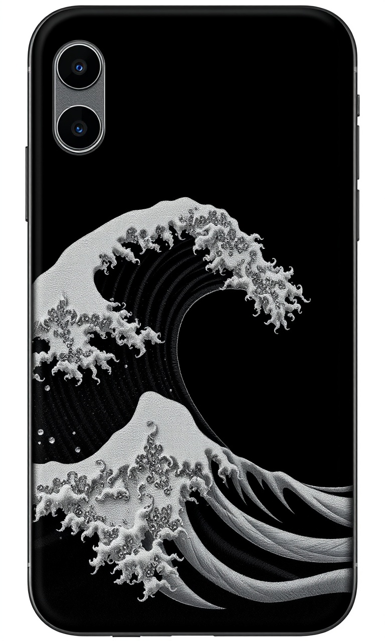 Storm Crest · Silk — Midnight Chinoiserie tough phone case