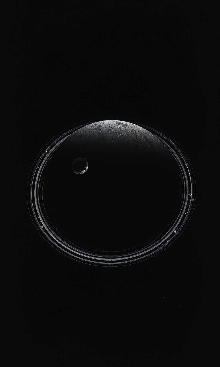 Ringed Giant · Silkscreen — Nebula Onyx tough phone case