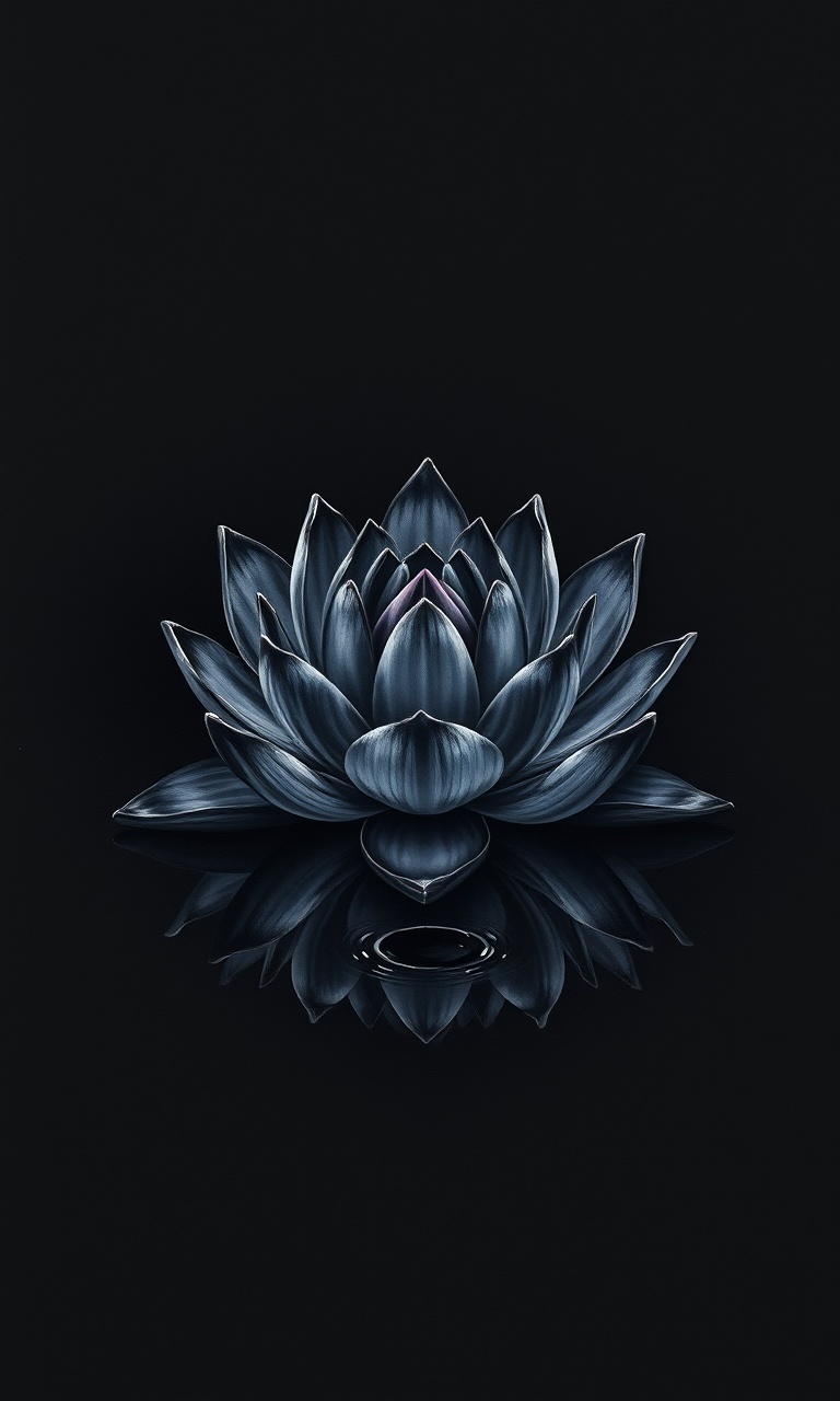 Black Lotus · Velvet — Noir Botanica tough phone case