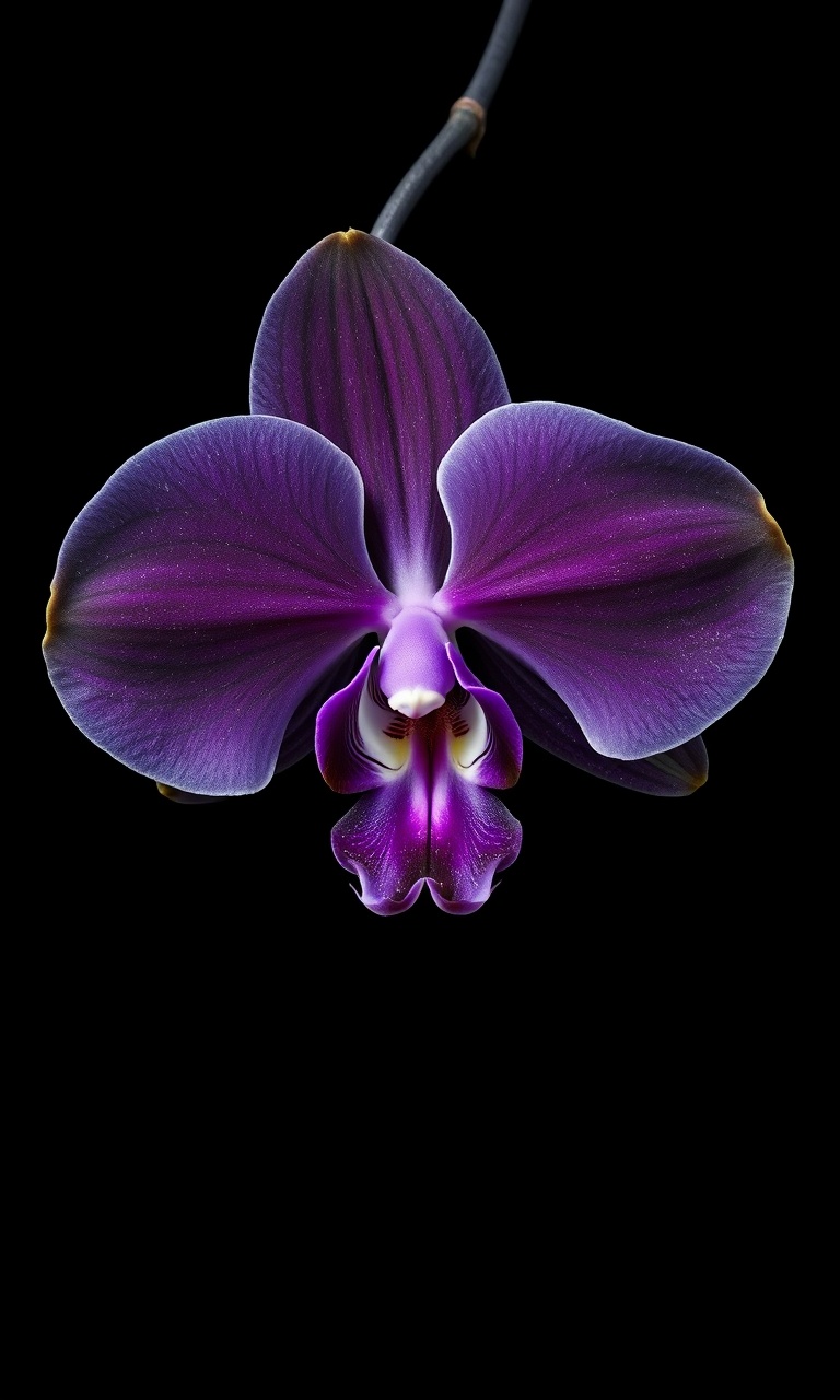 Black Orchid · Velvet — Noir Botanica tough phone case