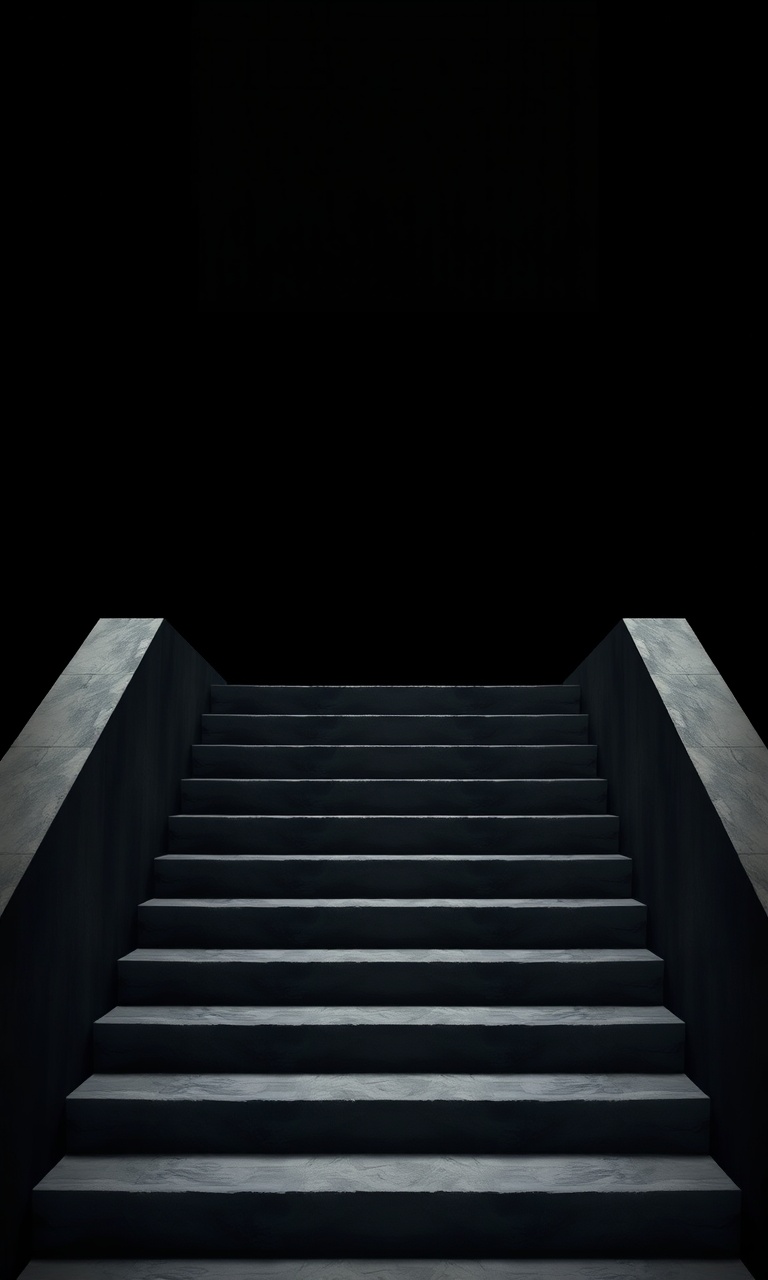 Brutalist Steps · Minimal — Obsidian Geometry tough phone case