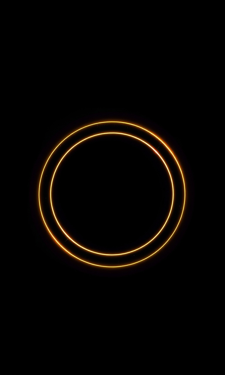 Geometric Eclipse · Edge-Lit — Obsidian Geometry tough phone case
