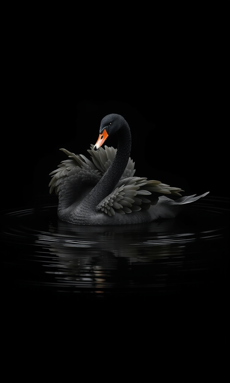 Black Swan · Plate — Phantom Fauna tough phone case