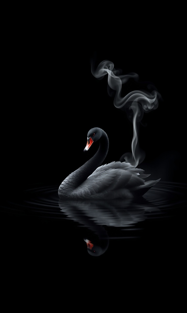 Black Swan · Smoke — Phantom Fauna tough phone case