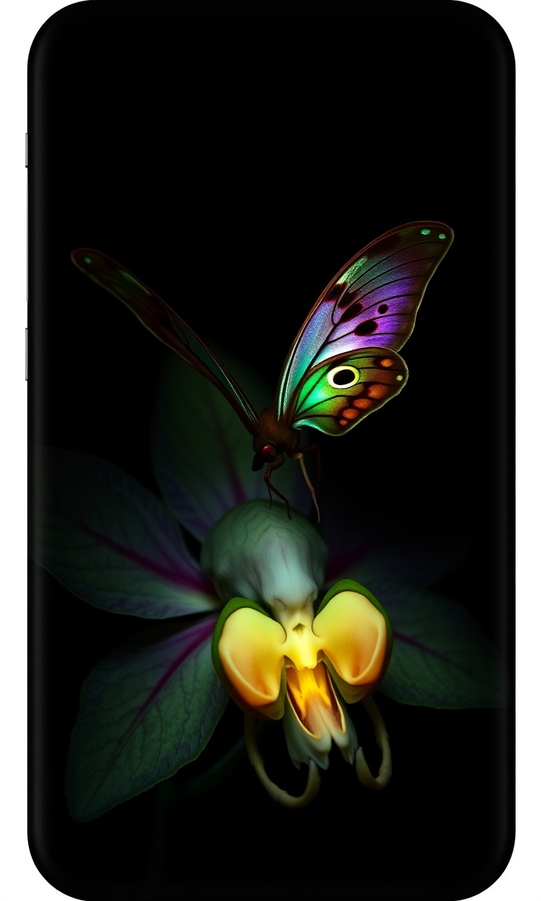 Luna Moth · Biolume — Phantom Fauna tough phone case