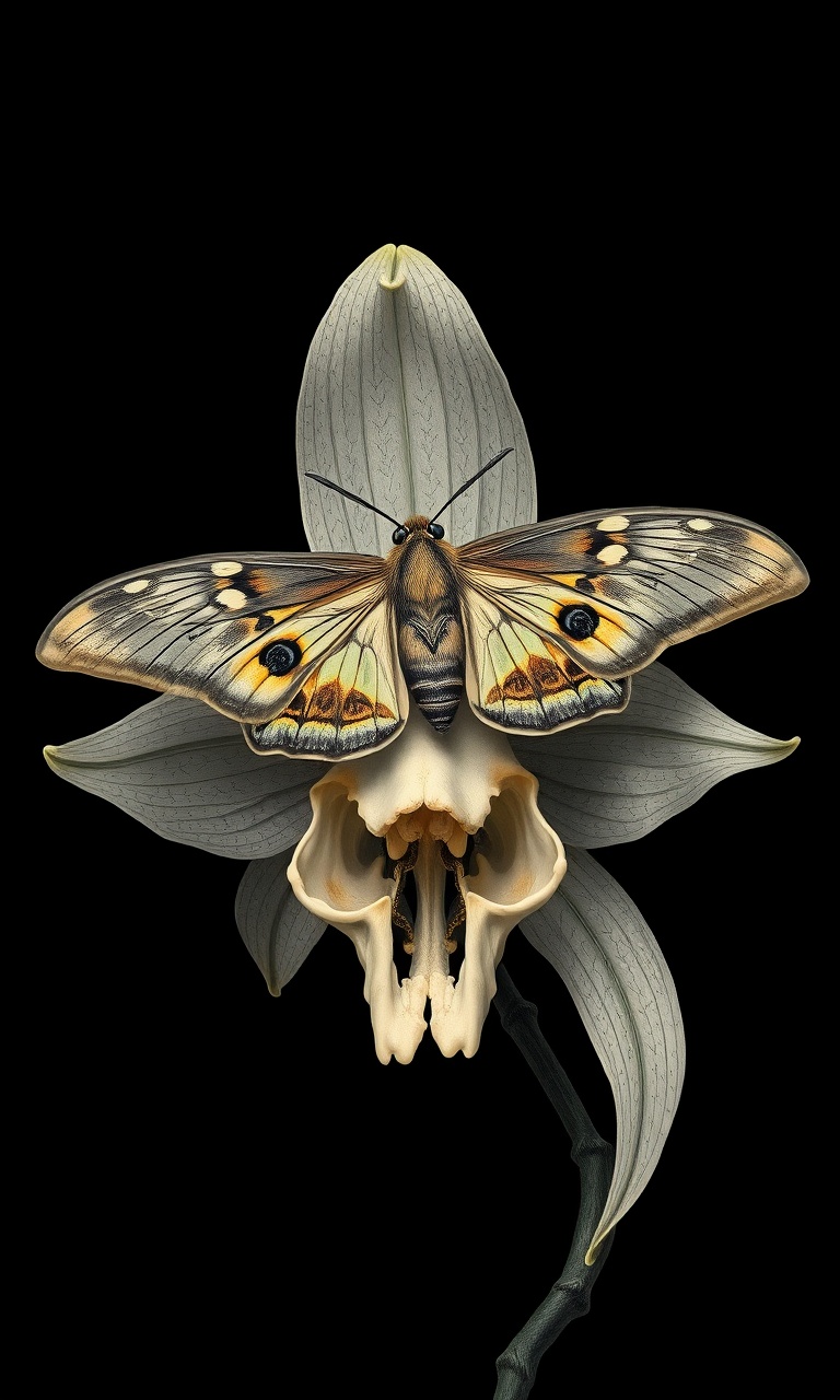 Luna Moth · Plate — Phantom Fauna tough phone case