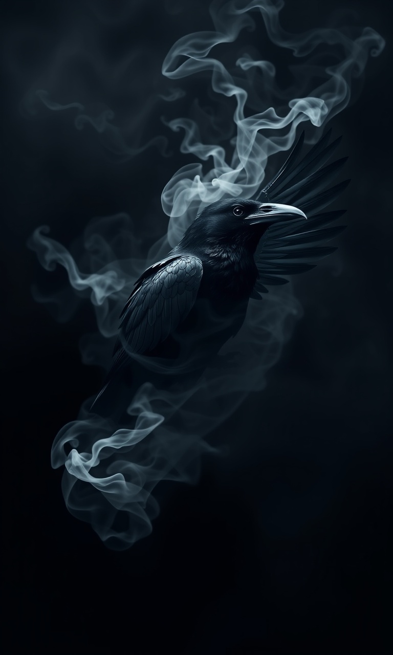 Mist Raven · Smoke — Phantom Fauna tough phone case