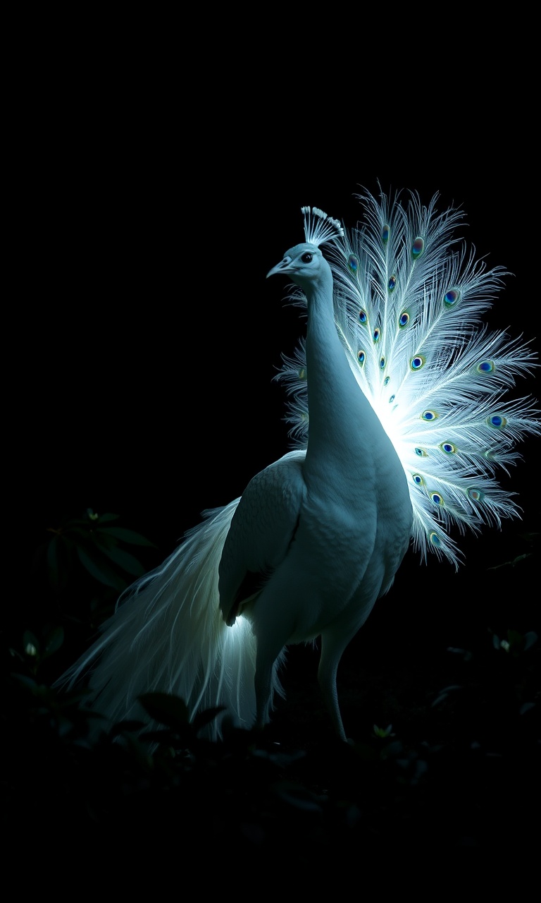 Pale Peacock · Biolume — Phantom Fauna tough phone case