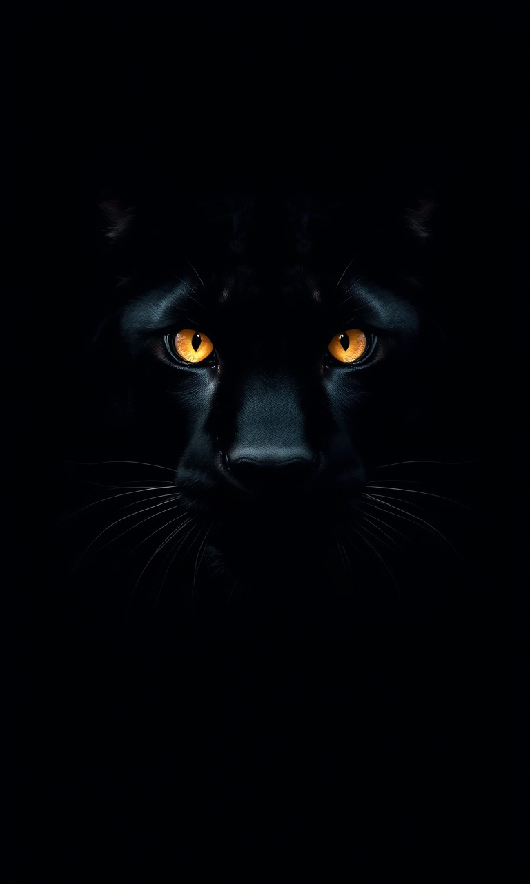 Panther · Portrait — Phantom Fauna tough phone case