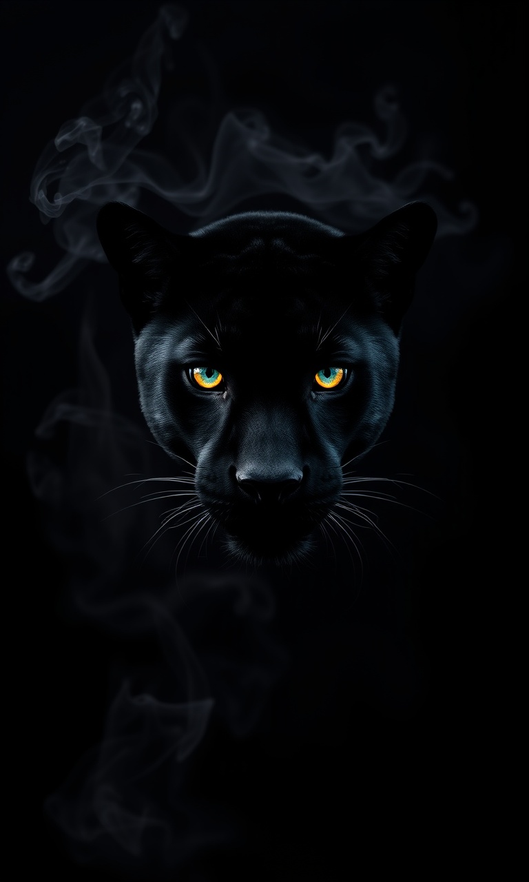 Panther · Smoke — Phantom Fauna tough phone case