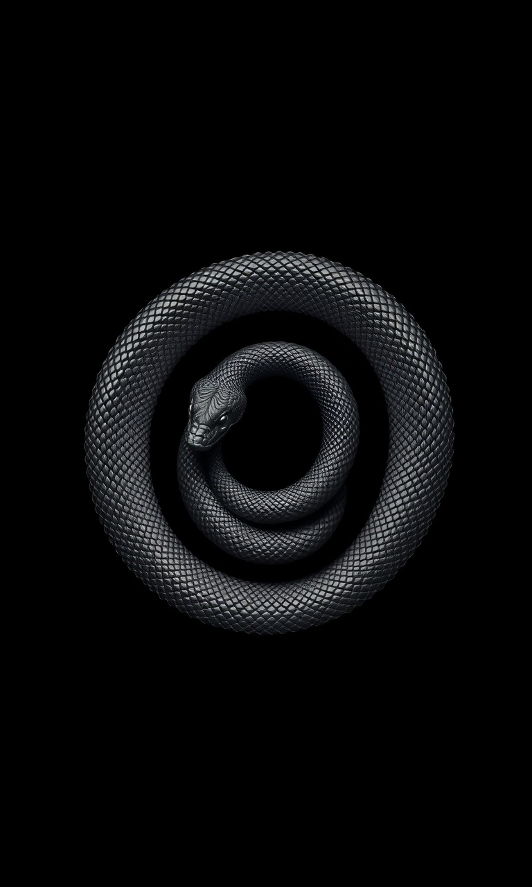 Serpent Coil · Plate — Phantom Fauna tough phone case