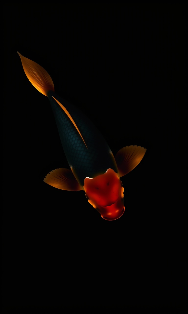 Shadow Koi · Biolume — Phantom Fauna tough phone case