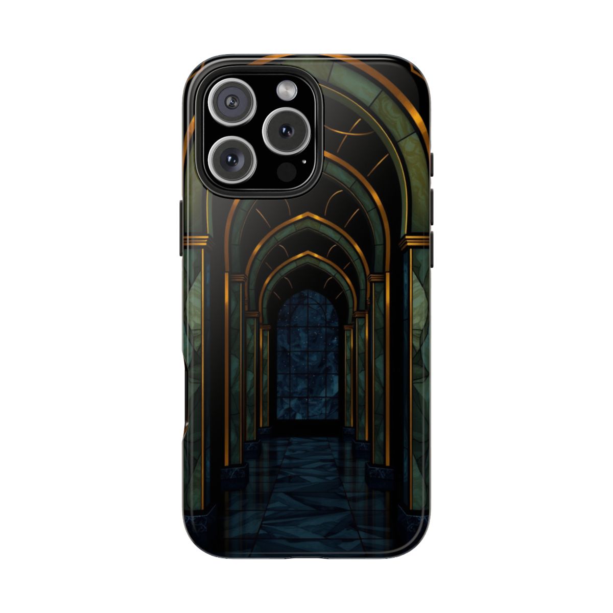 Brass Arches · Stained Glass — After Dark Deco tough phone case